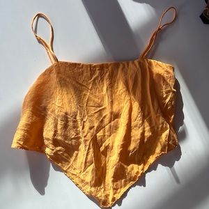 Zara top, tie in the back and adjustable straps